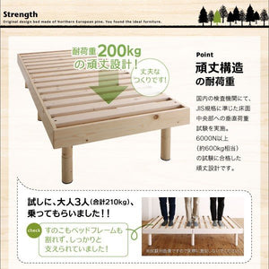セミシングルベッド 一人 コンパクト ショート丈 小さい マットレス付 ベッド下 収納 高い 床下 全面 パッド付 ヘッドレス すのこ 通気性 カビ 脚 北欧 おしゃれ