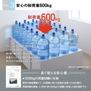 セミダブルベッド 一人暮らし マットレス付き チェスト ベッド下 収納 引き出し 大容量 ヘッドレス 布団可 フラット床板 箱型 ローベッド 低い ヴィンテージ