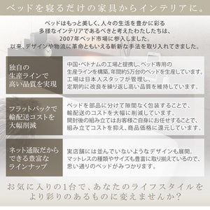 セミダブルベッド 一人暮らし マットレス付き ローベッド 低い 宮 棚 携帯 リモコン 収納 照明 読書 ライト 電気 コンセント スマホ 充電 ヴィンテージ