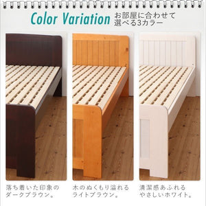 セミダブルベッド 一人 フレーム ベッド下 収納 スペース 高い 床下 全面 高さ調節 ロー 低い コンセント スマホ 布団可 すのこ 通気性 カビ 脚 北欧 おしゃれ