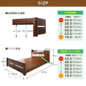シングルベッド 一人 マットレス付 ベッド下 収納スペース 高い 床下 全面収納 高さ調節 ロー 低い 棚 携帯 コンセント スマホ 布団可 すのこ 通気性 カビ 脚 足