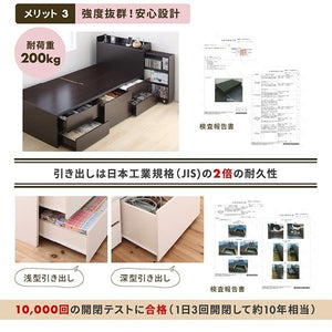 セミシングルベッド 一人暮らし コンパクト ショート丈 小さい フレーム チェスト ベッド下 収納 引き出し 大容量 宮 棚 携帯 コンセント スマホ 充電