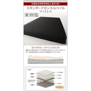 ダブルベッド 2人 マットレス付き チェスト 収納 引き出し 大容量 宮 棚 携帯 コンセント スマホ 充電 布団可 すのこ 通気性 カビ 北欧 おしゃれ アンティーク