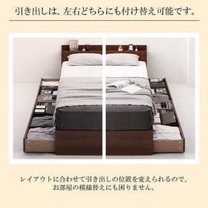 ダブルベッド 2人 マットレス付き チェスト 収納 引き出し 大容量 宮 棚 携帯 コンセント スマホ 充電 布団可 すのこ 通気性 カビ 北欧 おしゃれ アンティーク