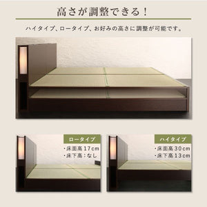 セミダブルベッド 一人 フレーム 畳 硬め 腰痛 通気性 カビ ベッド下 収納 高い 床下 全面 高さ調節 ロー 低い 棚 携帯 照明 ライト 携帯 スマホ コンセント