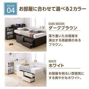 セミダブルベッド 一人暮らし マットレス付き 跳ね上げ式ベッド ガス圧 ベッド下 収納付き 大容量 宮 棚 携帯 収納 コンセント スマホ 充電 布団可 ヴィンテージ