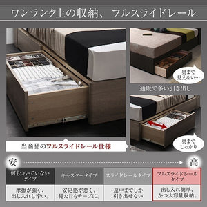 ダブルベッド 2人 マットレス付き チェスト ベッド下 収納 引き出し 大容量 宮 棚 携帯 照明 読書 ライト コンセント スマホ 充電 北欧 おしゃれ アンティーク