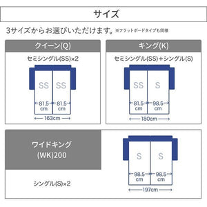 連結ベッド キング ワイド 3人 4人 家族 つなげる 2台 分割 ファミリー フレーム ロー 低い 棚 携帯 収納 携帯 スマホ 充電 コンセントローベッド 北欧 おしゃれ