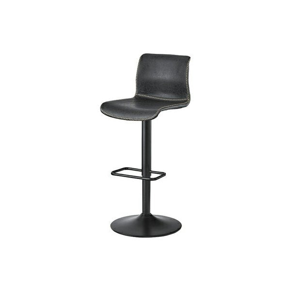 kag-55314 カウンターチェア 北欧 おしゃれ 安い バーチェア ハイチェア 高い 椅子 アメリカン アンティーク デザイナーズ レトロ ブラック 黒 約 幅43 奥行48 高さ86-107
