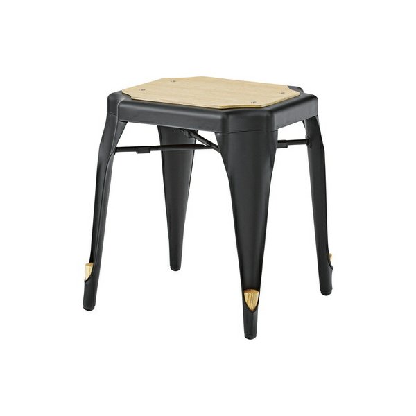 kag-55583 ダイニングチェア 椅子 おしゃれ 北欧 レトロ 軽量 安い モダン カフェ PC テレワーク 在宅 アイアン アンティーク 学習 チェア 玄関 ブラック 黒 約 幅40 奥行3