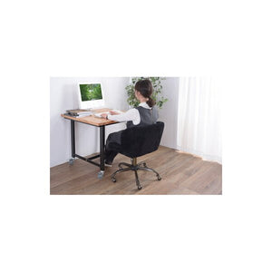 オフィスチェア 事務椅子 キャスター 椅子 パソコンチェア デスクチェア おしゃれ テレワーク 安い 腰痛 疲れない 疲れにくい 子供 女性 ブラック 黒 約 幅55 奥