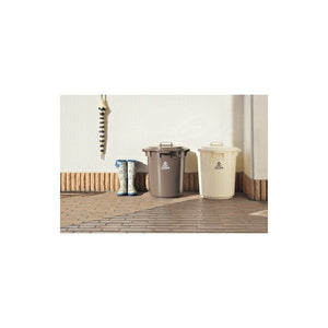 ゴミ箱 おしゃれ ごみ箱 ダストボックス スリム 縦型 オフィス トイレ キッチン リビング カフェ ブラウン 約 幅42.5 奥行42.5 高さ52