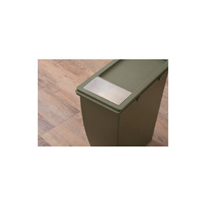 ゴミ箱 おしゃれ ごみ箱 ダストボックス スリム 縦型 オフィス トイレ キッチン リビング カフェ グリーン 緑 約 幅20 奥行38.3 高さ43