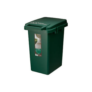 ゴミ箱 おしゃれ ごみ箱 ダストボックス スリム 縦型 オフィス トイレ キッチン リビング カフェ ダークグリーン 緑 約 幅32 奥行43.6 高さ5.5