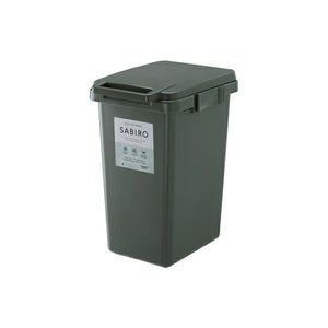 ゴミ箱 おしゃれ ごみ箱 ダストボックス スリム 縦型 オフィス トイレ キッチン リビング カフェ グリーン 緑 約 幅35 奥行45.9 高さ57.5