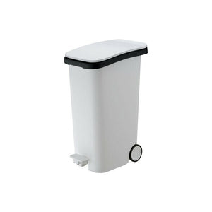 ゴミ箱 おしゃれ ごみ箱 ダストボックス スリム 縦型 オフィス トイレ キッチン リビング カフェ ホワイト 白 約 幅25 奥行4.3 高さ58.8
