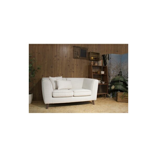 kag-56467 ソファー ソファ 2人掛け 長椅子 テレワーク 在宅 チェア 一人暮らし アイボリー 約 幅150 奥行86 高さ72 座面高45