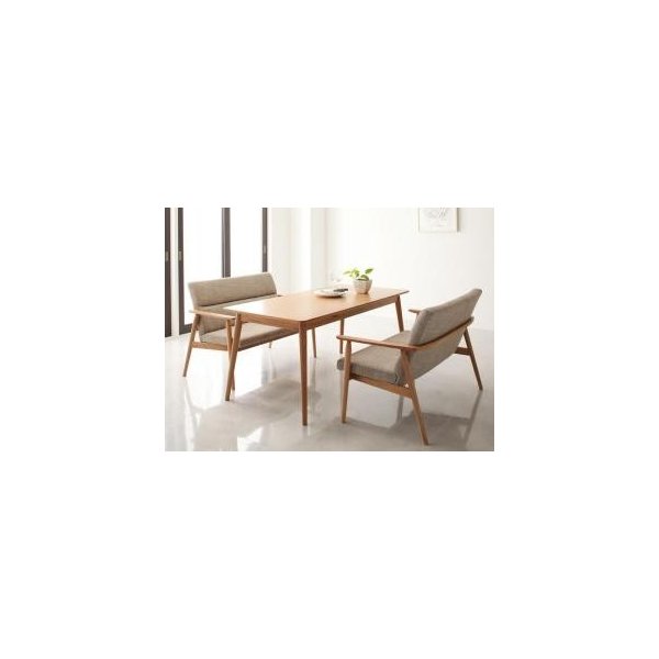 kag-5648 ダイニングテーブル ダイニングテーブルセット 3点 4人用 北欧 グリーン 緑 食卓テーブル テーブル 椅子 肘 ベンチ