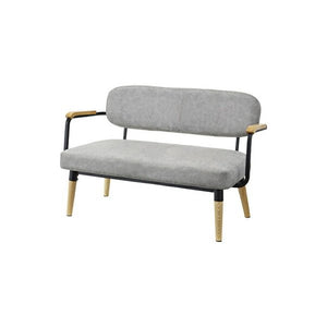 ソファー ソファ 2人掛け 長椅子 テレワーク 在宅 チェア 一人暮らし グレー 約 幅110 奥行63 高さ69 座面高39