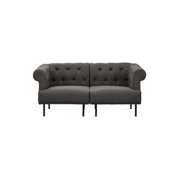 kag-56537 ソファー ソファ 2人掛け 長椅子 テレワーク 在宅 チェア 一人暮らし ダークグレー 約 幅157 奥行84 高さ74 座面高40