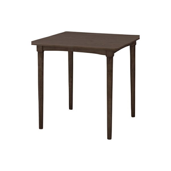 kag-56818 ダイニングテーブル おしゃれ 安い 北欧 食卓 テーブル 単品 モダン デスク 机 テレワーク 在宅 会議用テーブル ブラウン 約 幅75 奥行75 高さ70