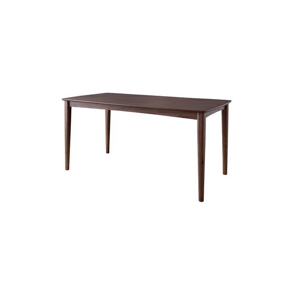 kag-56851 ダイニングテーブル おしゃれ 安い 北欧 食卓 テーブル 単品 モダン デスク 机 テレワーク 在宅 会議用テーブル ウォールナット ブラウン 約 幅150 奥行80 高さ7