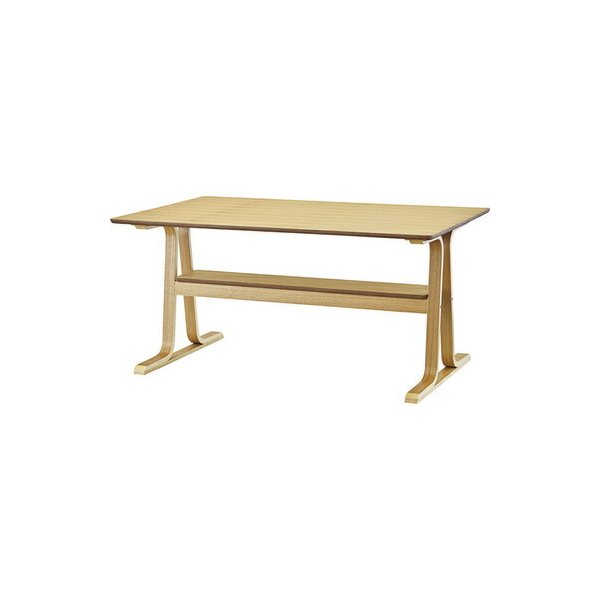 kag-56855 ダイニングテーブル おしゃれ 安い 北欧 食卓 テーブル 単品 モダン デスク 机 テレワーク 在宅 会議用テーブル ナチュラル 約 幅130 奥行80 高さ63