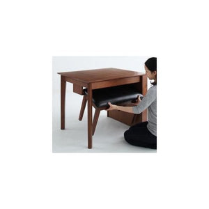 ダイニングテーブル ダイニングテーブルセット 4点 4人用 収納 ヴィンテージ (テーブル+椅子×2+ベンチ) ヴィンテージ茶 食卓