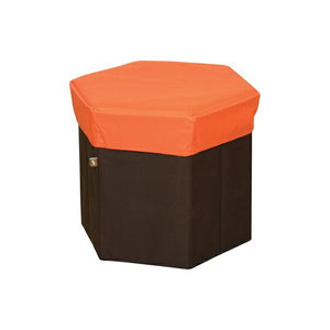 椅子 収納 ボックス スツール チェア オットマン 玄関 ベンチ おしゃれ 北欧 a4 おもちゃ かわいい ふた付き 蓋付き 子供 小物 服 本 収納椅子 オレンジ 約 幅43