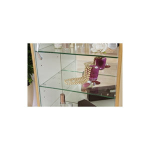 コレクションケース キャビネット ガラス ショーケース アンティーク 薄型 フィギュア ディスプレイ 棚 ディスプレイケース コレクションラック 北欧 レトロ モ