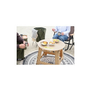 ガーデンテーブル ダイニングテーブル おしゃれ 格安 屋外 カフェ テラス ガーデン 庭 ベランダ バルコニー キャンプ アウトドア サンドベージュ 約 幅58 奥行58