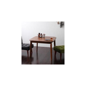 ダイニングテーブル ダイニング テーブル 食卓テーブル (幅90) ウォールナット 茶色 木製 おしゃれ かわいい 北欧 ウォ