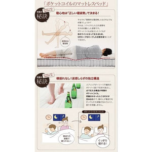 ベッド セミダブル 脚付き マットレスベッド ベンチ ローベッド 低い ヘッドレス カバー おしゃれ お姫様 かわいい ガーリー 子供 ルンバ ポケットC 脚15