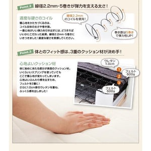 ベッド セミシングル 脚付き マットレスベッド ベンチ ローベッド ヘッドレス 分割 姫系 かわいい 子供 分割式 ハーフ 2way 敷きパッド付 ボンネルC 脚30